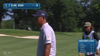 Si Woo Kim | Round 1 | 1st hole | Shot 3 | 2025 John Deere