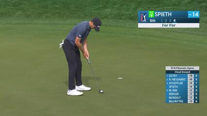 Jordan Spieth | Round 4 | 6th hole | Shot 4 | 2025 WM Phoenix Open