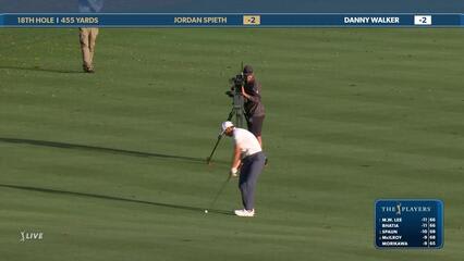 Jordan Spieth | Round 2 | 18th hole | Shot 2 | 2025 THE PLAYERS