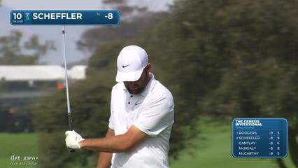 Scottie Scheffler | Round 4 | 10th hole | Shot 2 | 2025 Genesis