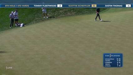 Scottie Scheffler | Round 2 | 5th hole | Shot 4 | 2026 THE PLAYERS