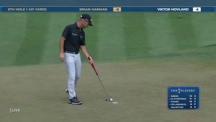 Brian Harman | Round 4 | 6th hole | Shot 5 | 2026 THE PLAYERS