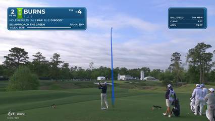 Sam Burns | Round 3 | 2nd hole | Shot 1 | 2026 Texas Children's