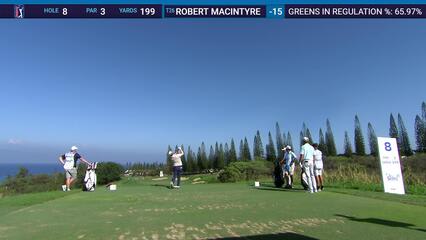 Robert MacIntyre | Round 4 | 8th hole | Shot 1 | 2025 The Sentry
