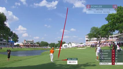 Rickie Fowler | Round 4 | 18th hole | Shot 2 | 2025 Charles Schwab