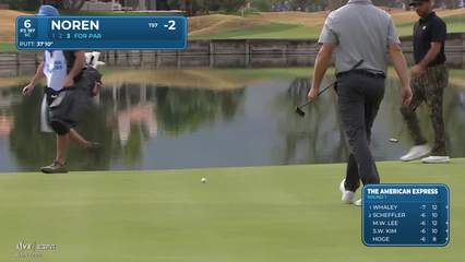 Alex Noren | Round 1 | 6th hole | Shot 4 | 2026 The American Express