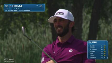 Max Homa | Round 2 | 10th hole | Shot 2 | 2025 3M Open