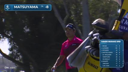 Hideki Matsuyama | Round 2 | 6th hole | Shot 5 | 2026 Farmers