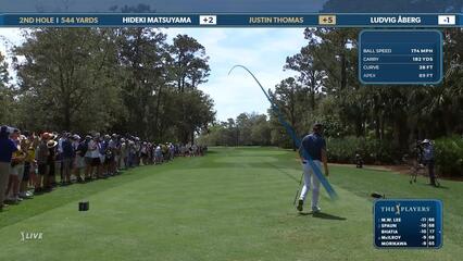 Justin Thomas | Round 2 | 2nd hole | Shot 1 | 2025 THE PLAYERS