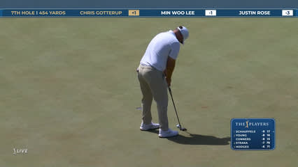 Christopher Gotterup | Round 2 | 7th hole | Shot 5 | 2026 THE PLAYERS