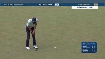 Alex Smalley | Round 3 | 5th hole | Shot 5 | 2026 THE PLAYERS