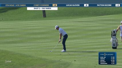 Corey Conners | Round 2 | 5th hole | Shot 2 | 2025 THE PLAYERS