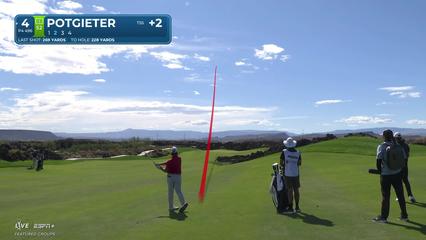 Aldrich Potgieter | Round 1 | 4th hole | Shot 2 | 2025 Bank of Utah