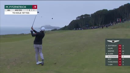Matt Fitzpatrick | Round 3 | 4th hole | Shot 2 | 2026 Genesis Scottish Open