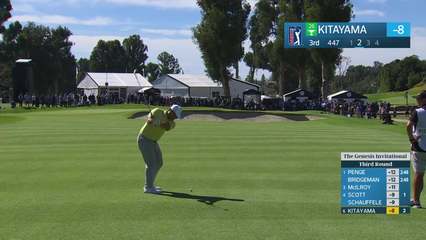 Kurt Kitayama | Round 3 | 3rd hole | Shot 2 | 2026 The Genesis