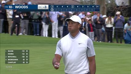 Tiger Woods | 2023 Genesis | Round 3 | 1st hole | Shot 3