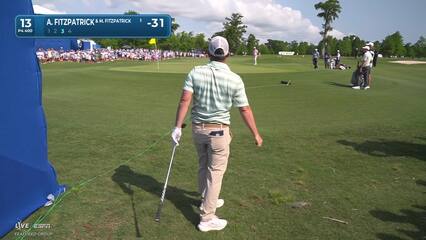 Alex Fitzpatrick | Round 4 | 13th hole | Shot 3 | 2026 Zurich Classic