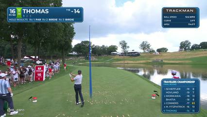 Justin Thomas | Round 4 | 16th hole | Shot 1 | 2026 Travelers