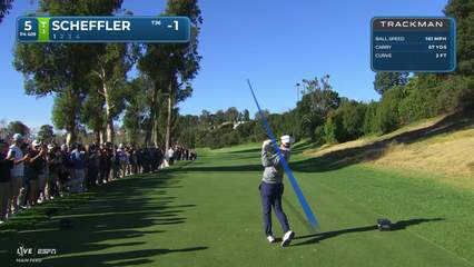 Scottie Scheffler | Round 3 | 5th hole | Shot 1 | 2026 The Genesis