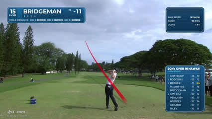 Jacob Bridgeman | Round 4 | 15th hole | Shot 1 | 2026 Sony Open