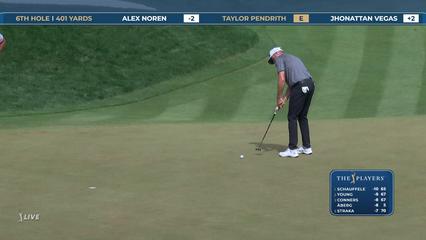 Taylor Pendrith | Round 2 | 6th hole | Shot 4 | 2026 THE PLAYERS