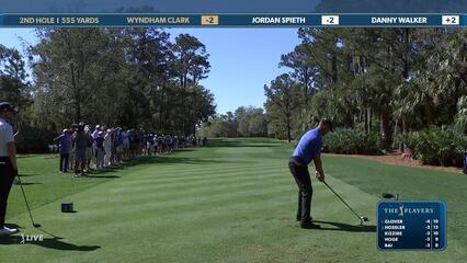 Wyndham Clark | Round 1 | 2nd hole | Shot 1 | 2025 THE PLAYERS