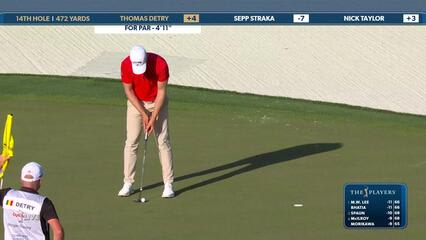 Thomas Detry | Round 2 | 14th hole | Shot 4 | 2025 THE PLAYERS