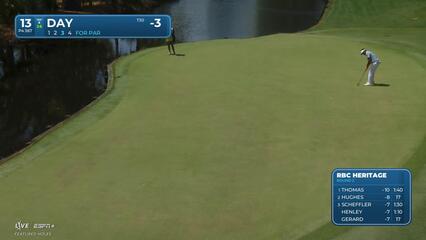 Jason Day | Round 2 | 14th hole | Shot 4 | 2025 RBC Heritage
