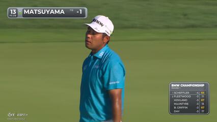Hideki Matsuyama | Round 1 | 13th hole | Shot 3 | 2025 BMW Championship