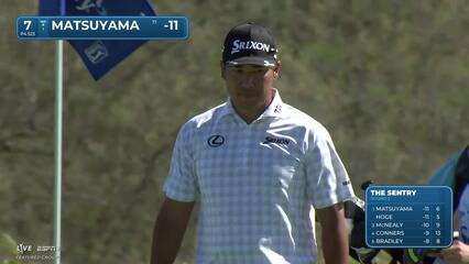 Hideki Matsuyama | Round 2 | 7th hole | Shot 4 | 2025 The Sentry