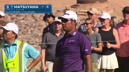 Hideki Matsuyama | Round 2 | 3rd hole | Shot 2 | 2025 WM Phoenix Open
