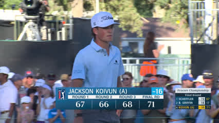 Jackson Koivun | Round 4 | 18th hole | Shot 5 | 2025 Procore