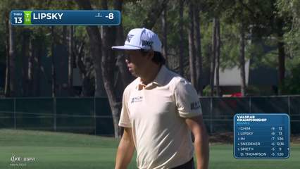 David Lipsky | Round 2 | 13th hole | Shot 3 | 2026 Valspar