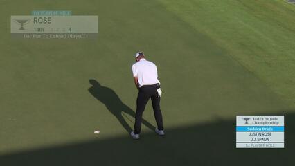 Justin Rose | Playoff | 18th hole | Shot 4 | 2025 FedEx St. Jude