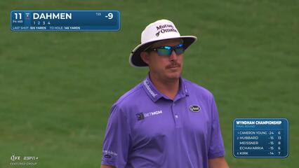 Joel Dahmen | Round 4 | 11th hole | Shot 2 | 2025 Wyndham
