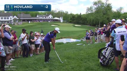 Viktor Hovland | Round 1 | 11th hole | Shot 2 | 2025 Truist Championship