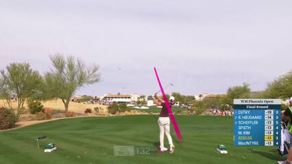 Daniel Berger | Round 4 | 4th hole | Shot 1 | 2025 WM Phoenix Open
