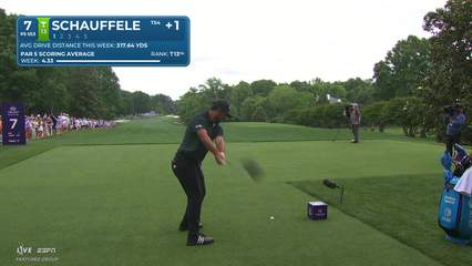 Xander Schauffele | Round 3 | 7th hole | Shot 1 | 2026 Truist Championship