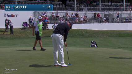 Adam Scott | Round 4 | 18th hole | Shot 4 | 2025 Valspar