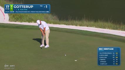 Chris Gotterup | Round 2 | 17th hole | Shot 3 | 2026 RBC Heritage