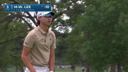 Min Woo Lee | Round 4 | 3rd hole | Shot 4 | 2025 Houston Open