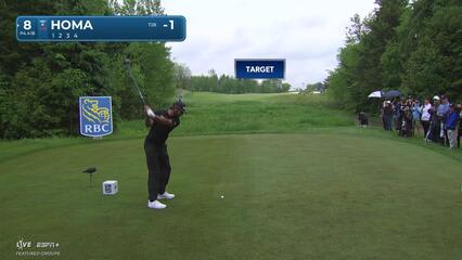 Max Homa | Round 1 | 8th hole | Shot 1 | 2025 RBC Canadian