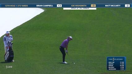 Joe Highsmith | Round 2 | 12th hole | Shot 3 | 2025 THE PLAYERS