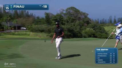 Tony Finau | Round 4 | 15th hole | Shot 3 | 2025 The Sentry