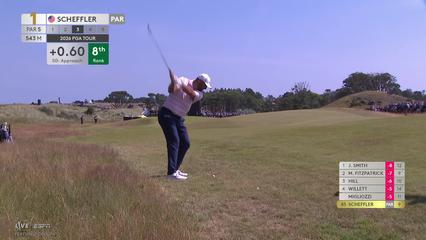 Scottie Scheffler | Round 2 | 1st hole | Shot 3 | 2026 Genesis Scottish Open