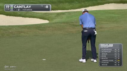 Patrick Cantlay | Round 4 | 17th hole | Shot 3 | 2025 FedEx St. Jude