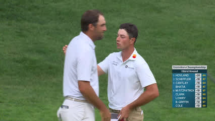 Viktor Hovland | Round 3 | 18th hole | Shot 3 | 2026 Travelers