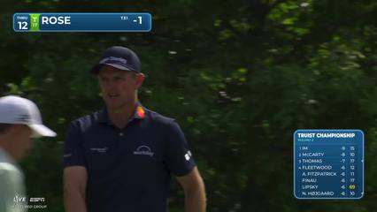 Justin Rose | Round 2 | 12th hole | Shot 4 | 2026 Truist Championship