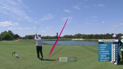 Andrew Novak | Round 4 | 3rd hole | Shot 1 | 2025 Valero