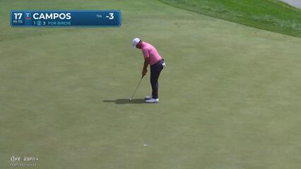 Rafael Campos | Round 1 | 17th hole | Shot 3 | 2025 3M Open